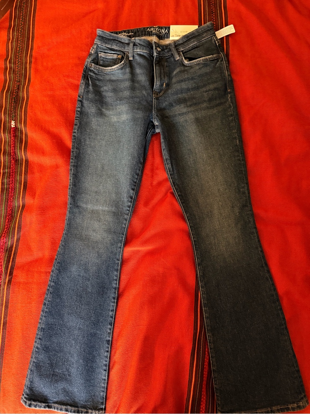 a.n.a Women's Dark Blue Flare Jeans
